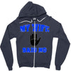 my wife said no Zipper Hoodie