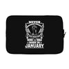 Never Underestimate Dog Rescuer Who Was Born January Laptop sleeve