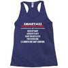 Smartass February Girl Racerback Tank