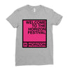 welcome to the horizon festival Ladies Fitted T-Shirt