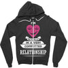 I Am Actually In A Very Commited Relationship Zipper Hoodie
