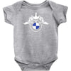 bmw moto rennen Baby Onesie