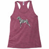 zebra pattern Racerback Tank