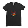 calvin hobbes Ladies Fitted T-Shirt