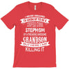 Super Cool Stepmom Of A Freaking Awesome Grandson T-Shirt