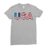 usa Ladies Fitted T-Shirt