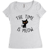Meow Women's Triblend Scoop T-shirt