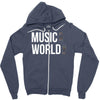 music on world off Zipper Hoodie