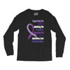 supporting the fighter, admiring the survivors, honoring the taken Long Sleeve Shirts