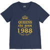 queens are born in 1988 V-Neck Tee