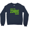 daddy's little zombie hunter Crewneck Sweatshirt