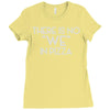 there is no we in pizza Ladies Fitted T-Shirt