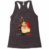 vintage santa christmas Racerback Tank