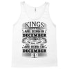 Real Kings Are Born On December 6 Tank Top