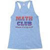 math club hippie hipster Racerback Tank