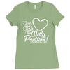 girls fish too only prettier Ladies Fitted T-Shirt