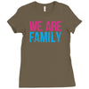 we are family Ladies Fitted T-Shirt