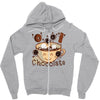 hot chocolate time! Zipper Hoodie