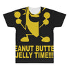 peanut butter jelly time banana All Over Men's T-shirt