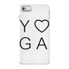 yoga heart iPhone 7 Case