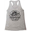 the mountains Racerback Tank