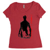 crazy rocket guardians japan poster shape cosmos space fighters Women's Triblend Scoop T-shirt