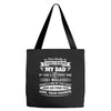 Dear Daddy... Tote Bags