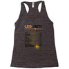 Leo Facts Zodiac Racerback Tank