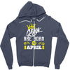 Kings Are Born In April Zipper Hoodie