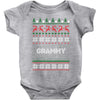 ugly christmas grammy Baby Bodysuit