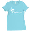 princess sticker vinyl decal die cut   girl crown car window baby wall Ladies Fitted T-Shirt