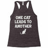 pet lover girls im one leads to another Racerback Tank