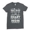 There's This Boy Who Stole My Heart He Calls Me Mom Ladies Fitted T-Shirt