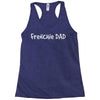 frenchie dad dog Racerback Tank