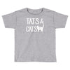 tats &amp; cats Toddler T-shirt