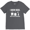 i brew beer what's your superpower V-Neck Tee