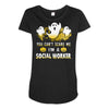 social worker 1 Maternity Scoop Neck T-shirt