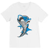 shark tornado V-Neck Tee