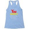 you matter Racerback Tank
