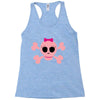fummy pink skull long sleeve Racerback Tank