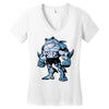 muscle shark Women's V-Neck T-Shirt