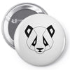 Geometric Panda Pin-back button