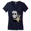 hockey mask halloween Women's V-Neck T-Shirt