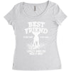 Best Friend Chihuahua Women's Triblend Scoop T-shirt