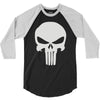the punisher skull head 3/4 Sleeve Shirt