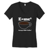 M=Mc2 Energy=Milk X Coffee Women's V-Neck T-Shirt