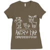 angry day Ladies Fitted T-Shirt