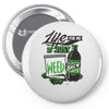 life wide Pin-back button