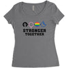 Stronger Together Women's Triblend Scoop T-shirt