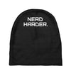 nerd harder Baby Beanies